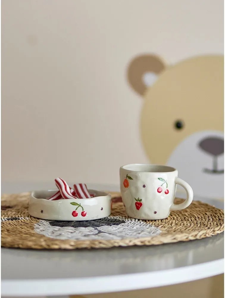 Set de veselă pentru copii 2 buc. din gresie Tatiana – Bloomingville Mini