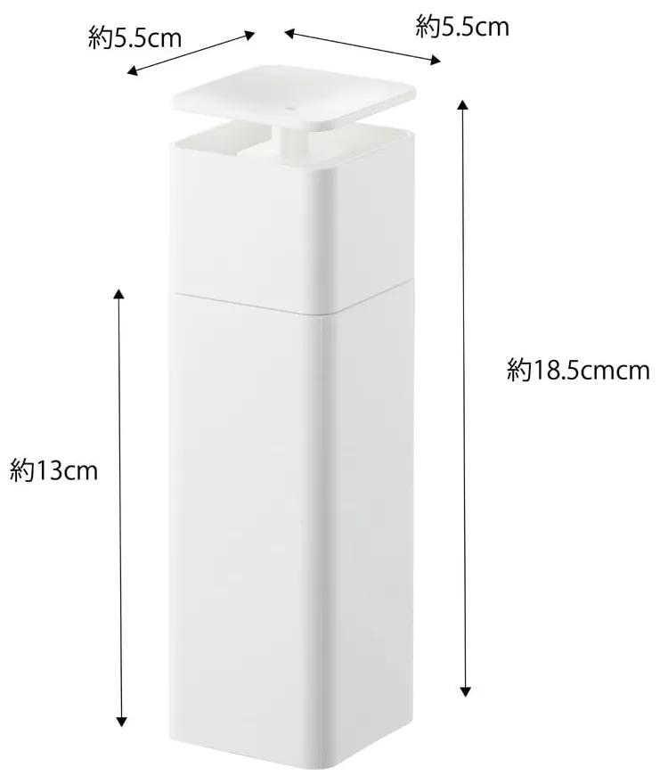 Dozator / dispenser de săpun Yamazaki Tower, 250 ml, alb