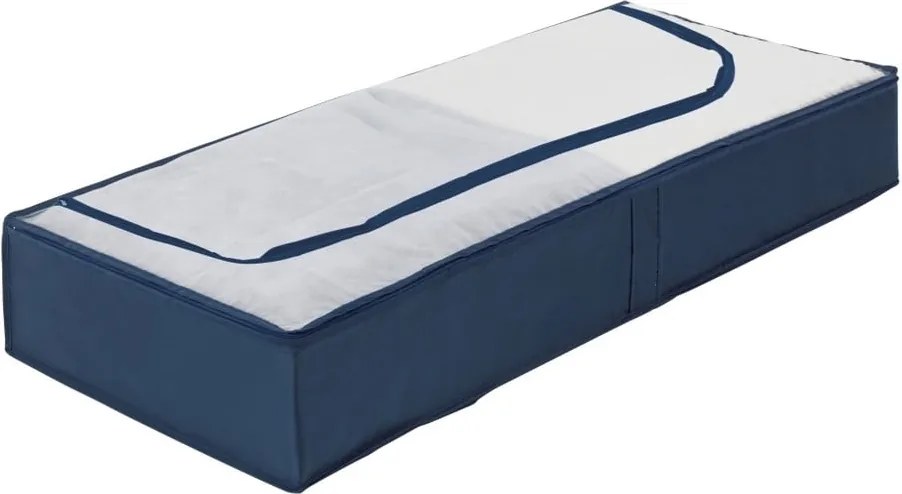 Cutie depozitare Wenko Under Bed, 105 x 45 cm, albastru