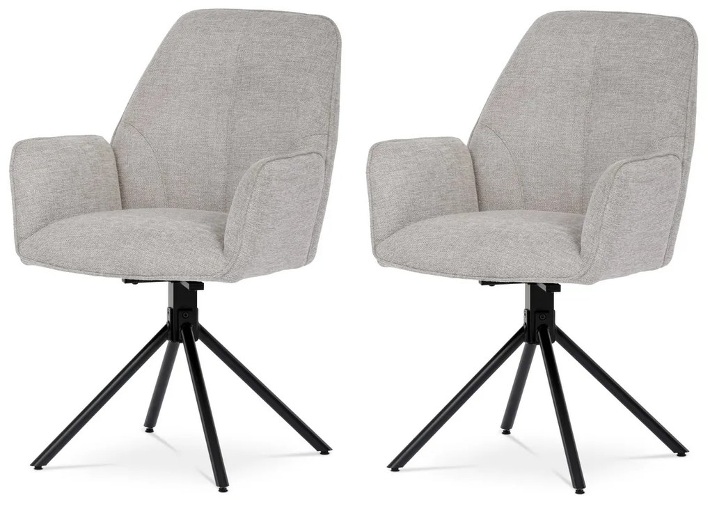 Set de scaune de sufragerie cu mecanism deîntoarcere HC-522 CRM2, 2 buc.