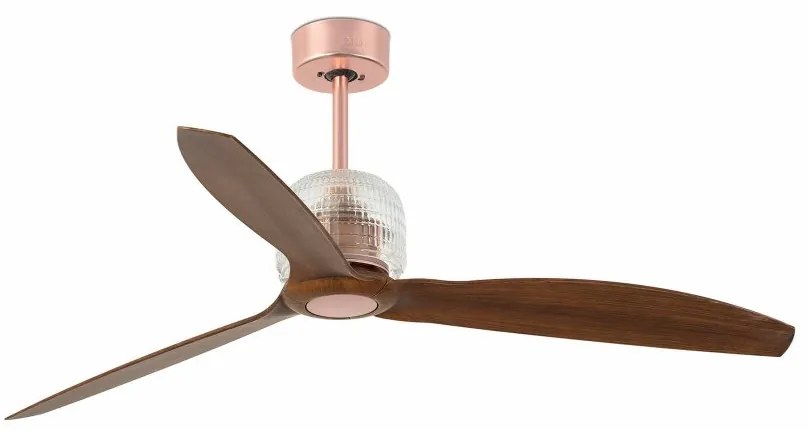 Ventilator cu telecomanda DECO FAN M cupru/maro