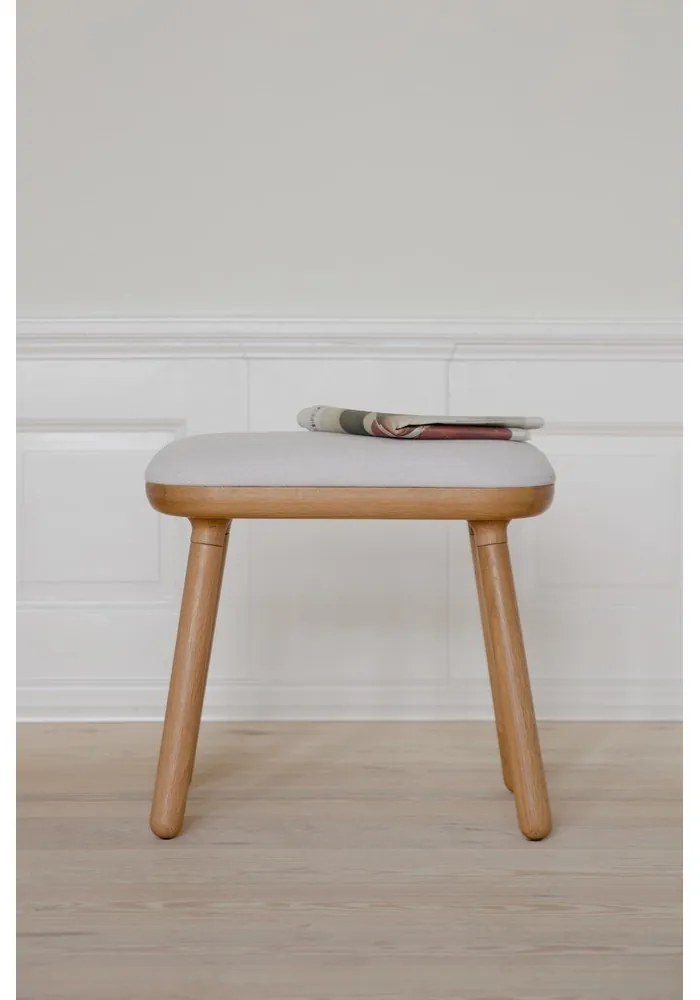 Scaun alb-în culoare naturală Paff Tall – UMAGE