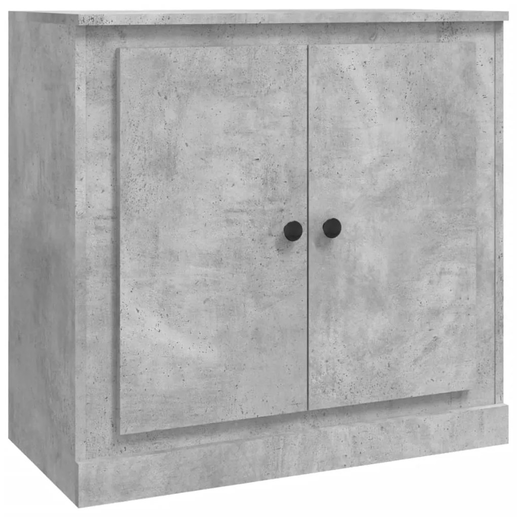 816188 vidaXL Servantă, gri beton, 70x35,5x67,5 cm, lemn prelucrat