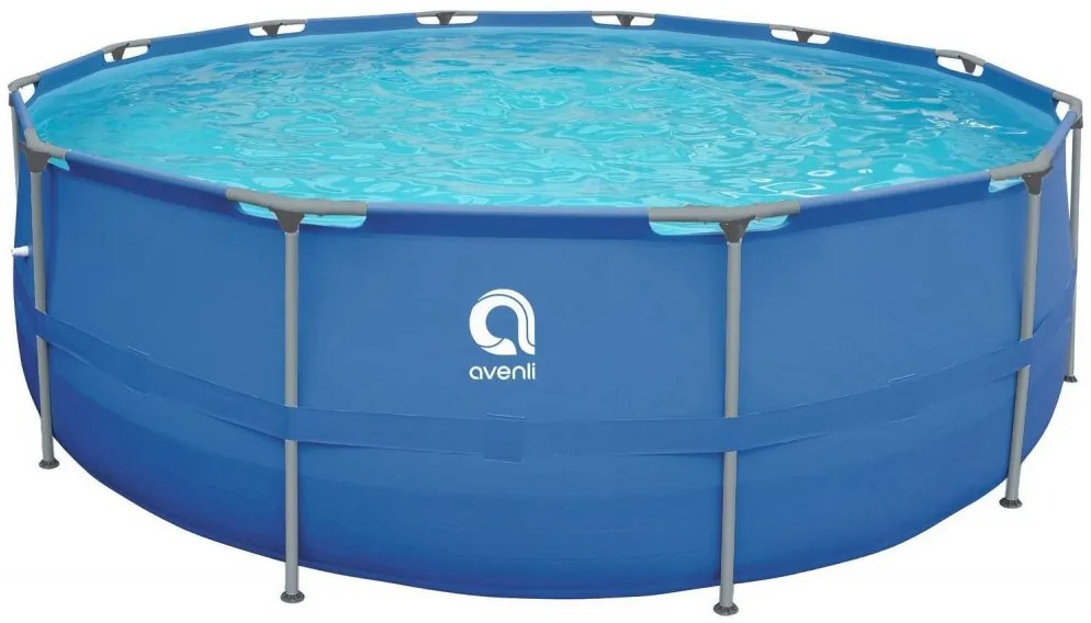 Bazin de grădină cu filtrare 305 x 76 cm