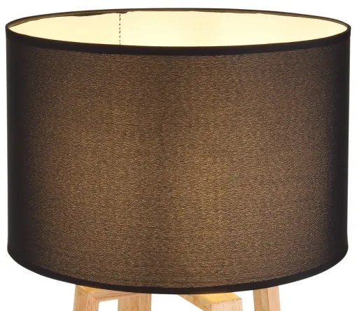 Globo 21621B - Lampă de masă MORITZ 1xE14/40W/230V negru