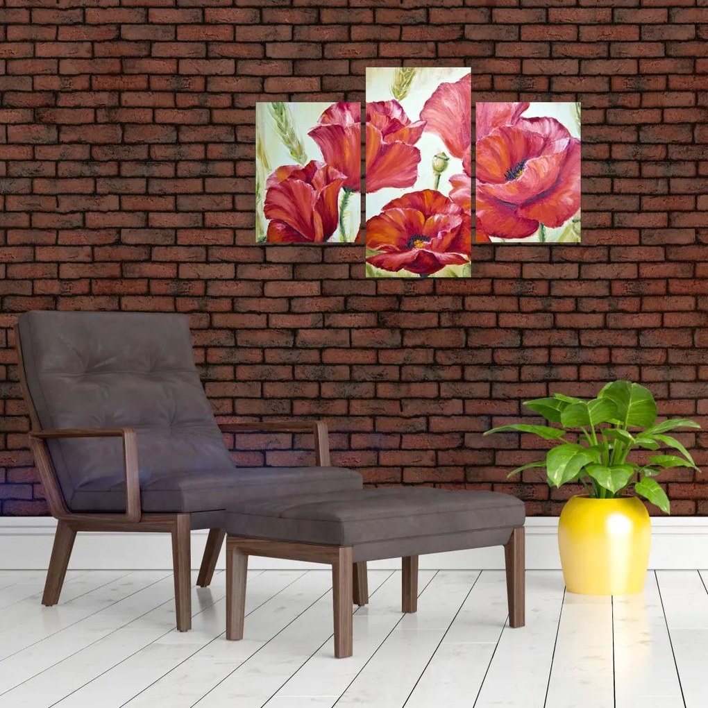 Tablou - Mac - flori (90x60 cm)