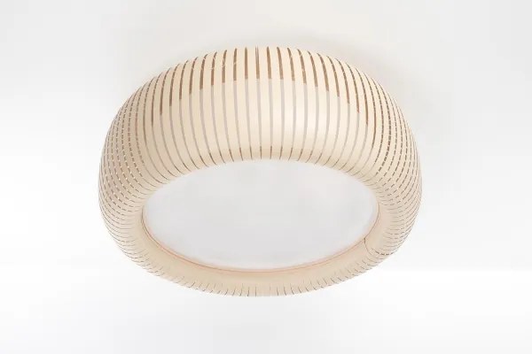 Plafonieră STRIPES, 2x E27/40W/230V, Ø55 cm, crem/alb