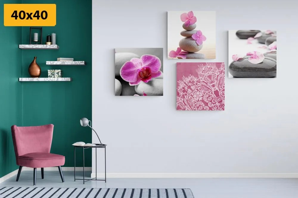 Set tablouri natura moartă Zen