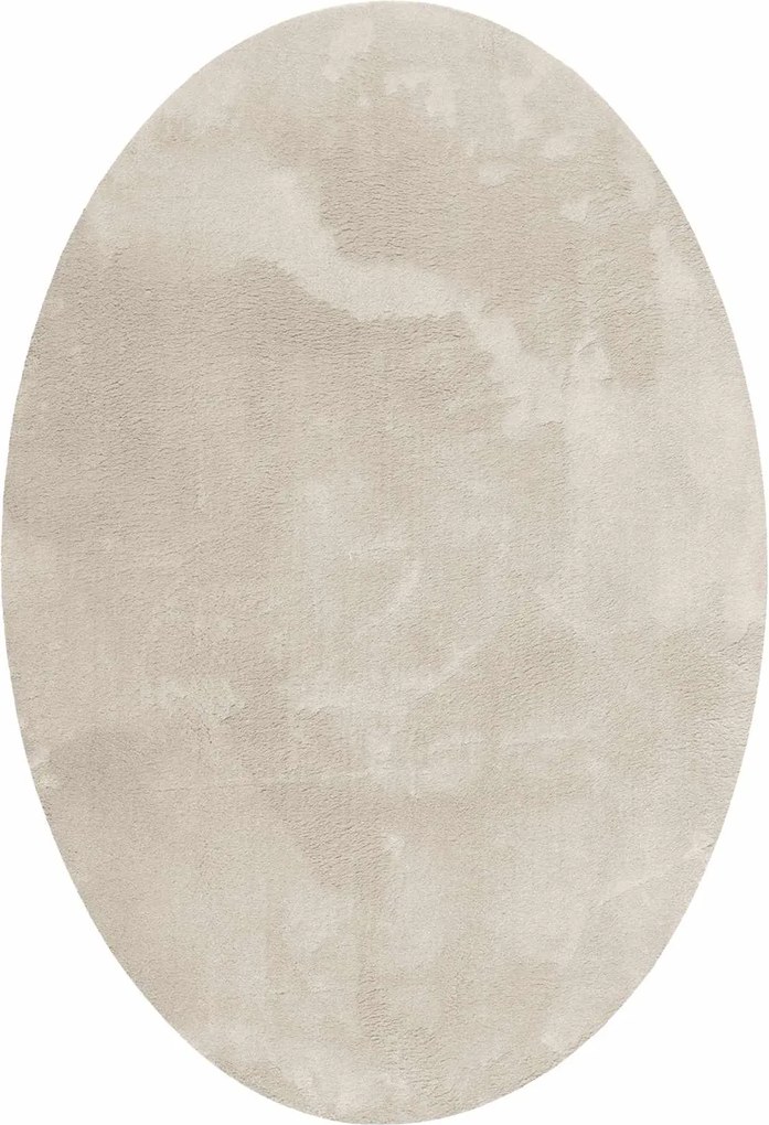 vidaXL Covoare de zonă Oval HUARTE Bej 160 x 230 cm 100% Polyester