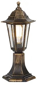 Lampă de exterior aur antic 42 cm IP44 - New Haven
