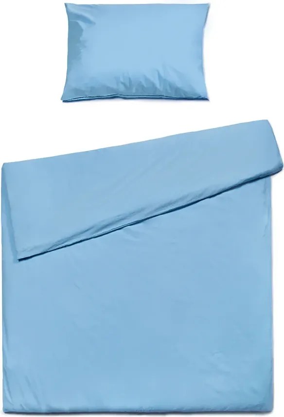 Lenjerie de pat din bumbac CALMORA albastru deschis Dimensiune lenjerie de pat: 2 buc 70 x 90 cm | 160 x 220 cm