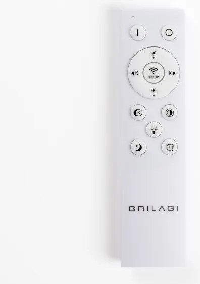 Brilagi - Plafonieră LED dimmabilă FALCON II LED/99W/230V, Ø 60 cm, negru + telecomandă