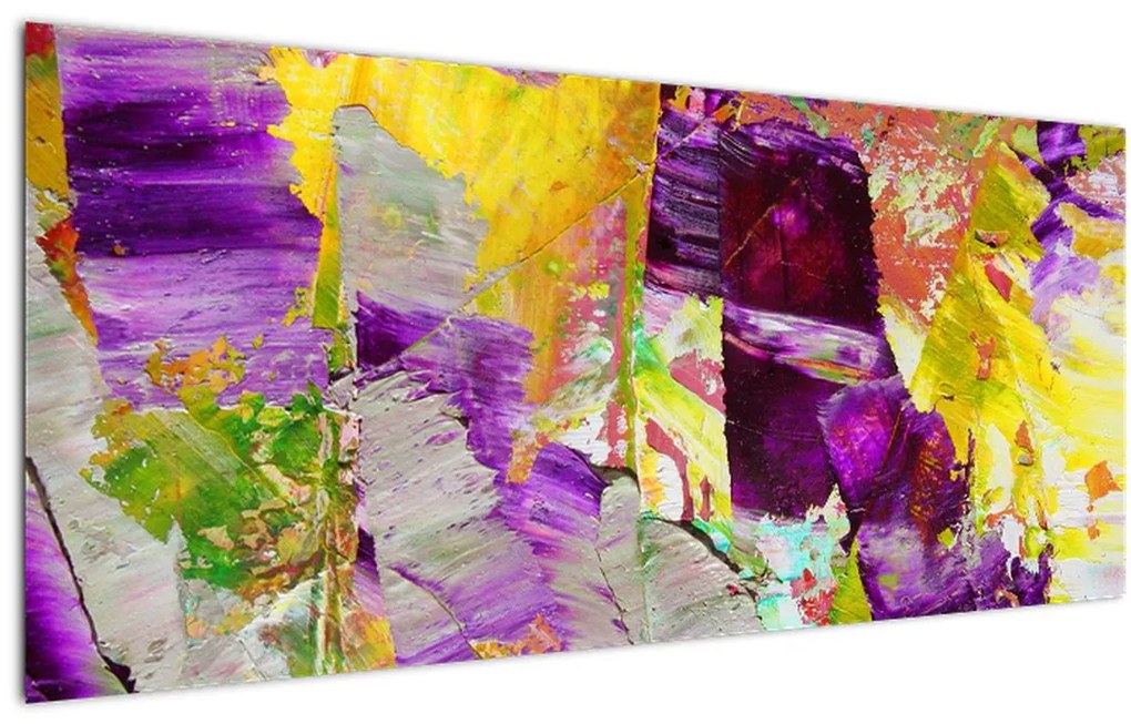 Tablou cu abstracție - pictura (120x50 cm)