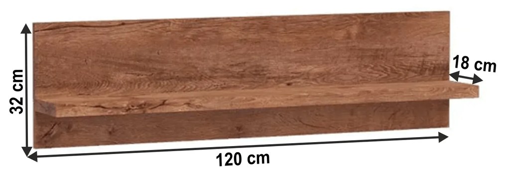 Poliţă, frasin deschis, INFINITY I-11