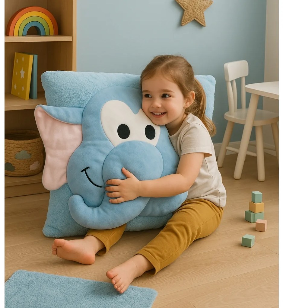 Perna pentru copii CUDDLI FRIENDS 70x70 cm plus - mai multe culori Culoare: Maro