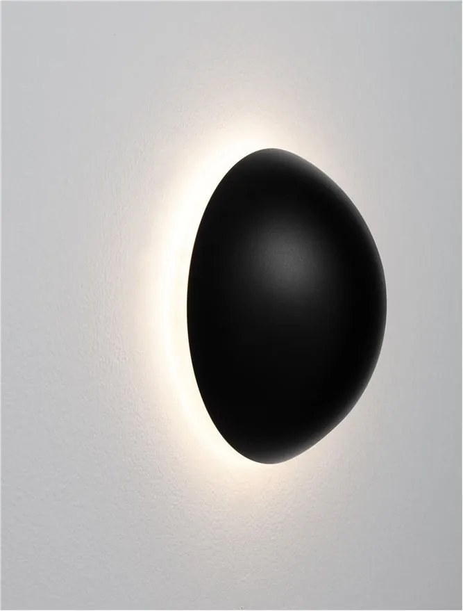 Aplica de perete LED design modern ambiental Iona negru