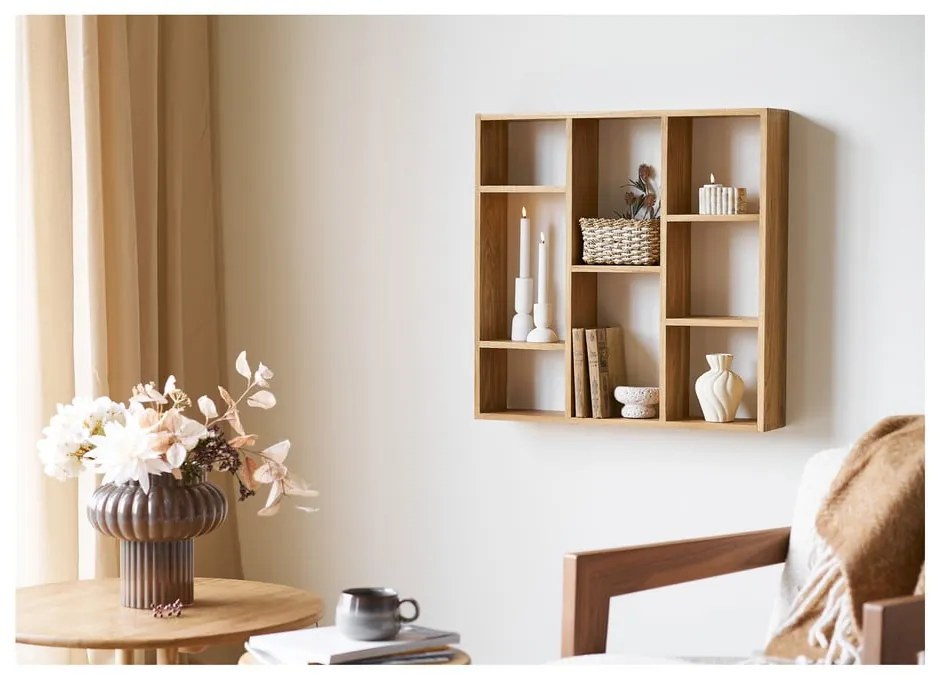 Raft în culoare naturală etajat din lemn de stejar 15 cm Townsville – House Nordic