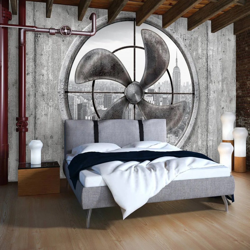 Fototapet - New York după elice (152,5x104 cm)