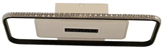 Plafonieră LED dimabilă LED/75W/230V 3000-6500K alb/negru + telecomandă