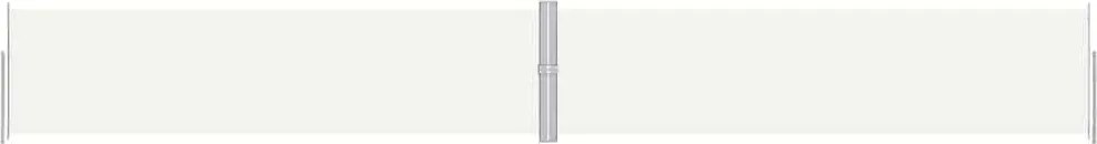 vidaXL Copertină laterală retractabilă, crem, 160x1200 cm