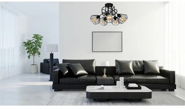 Lustră aplicată CEED 5xE27/60W/230V