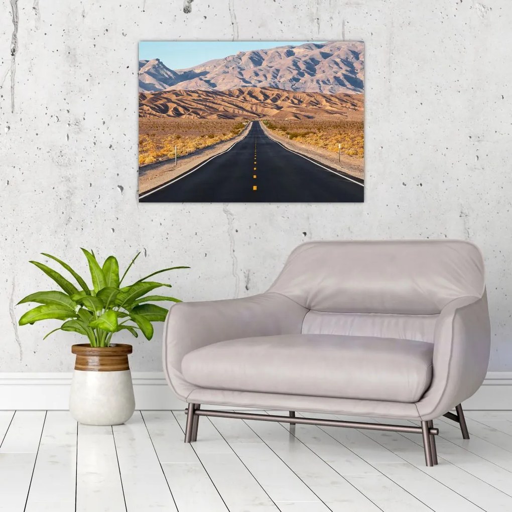 Tablou pe sticlă - Death Valley, Kalifornie, USA (70x50 cm)