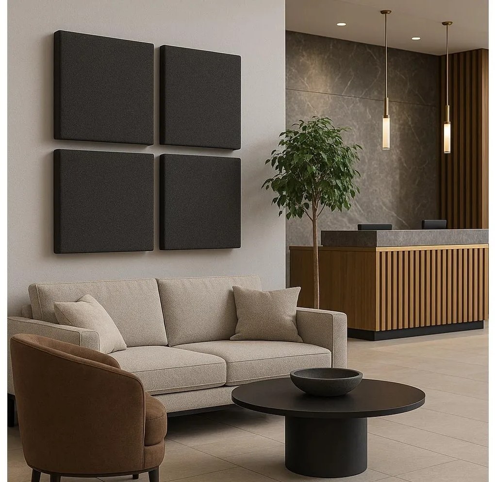 Acustic panel SILENCE 58x58 cm antracit