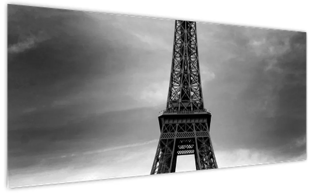 Tablou - Mașină roz în Paris (120x50 cm)