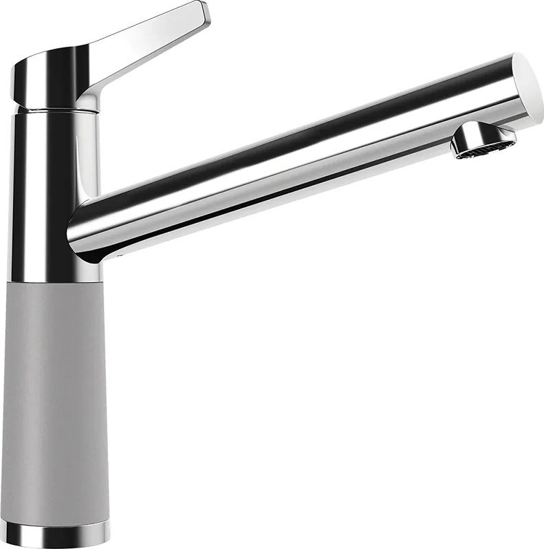 Baterie bucatarie Schock SC-510 Cristalite Croma, aspect granit, cartus ceramic, gri