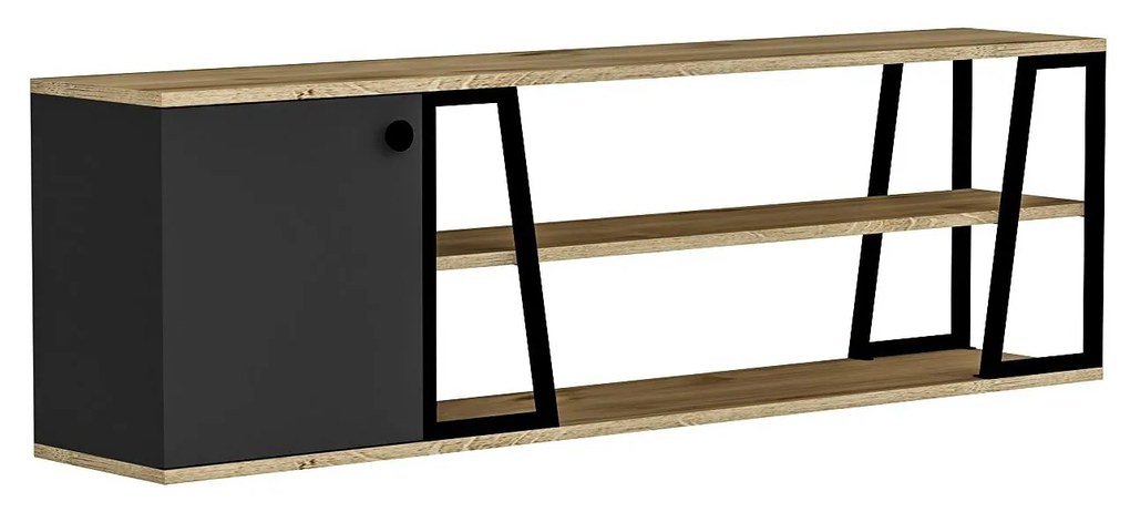 Raft Nidupe 8 (stejar zafir + negru) . 1095482