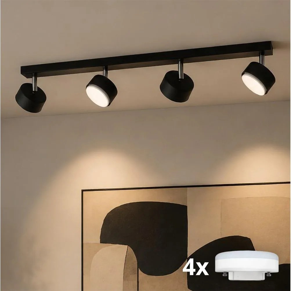 Brilagi - Spot LED MONO 4xGX53/30W/230V negru