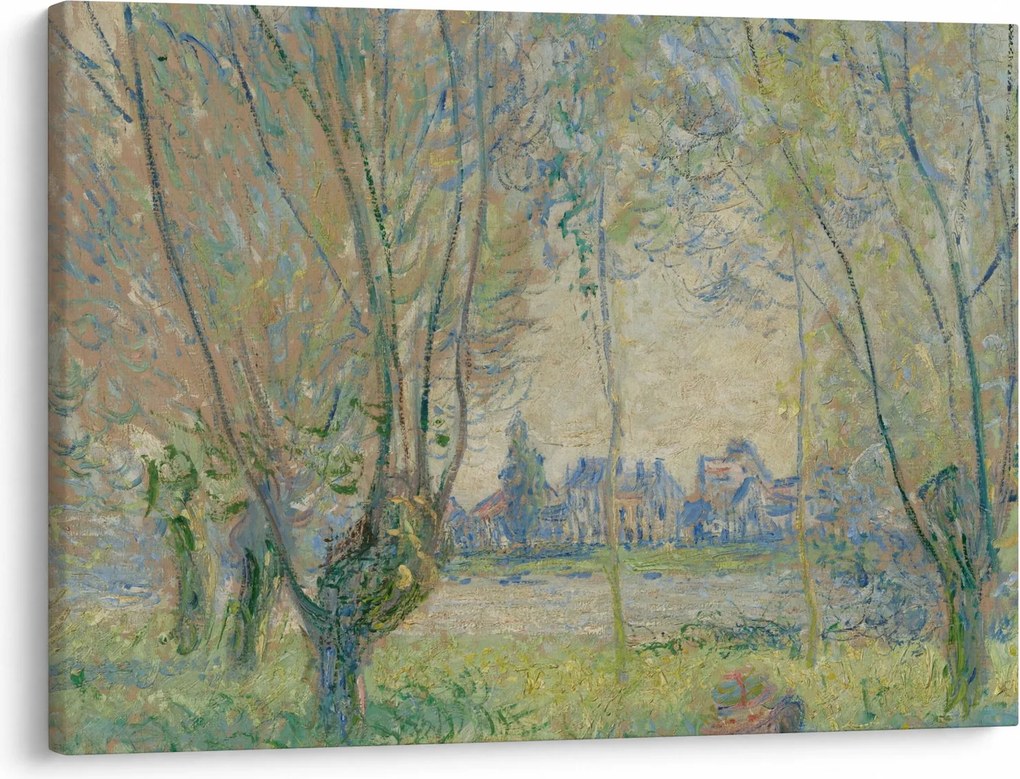 Tablou - Claude Monet, Woman Seated under the Willows, reproducere (70x50 cm)