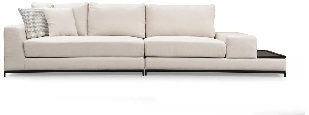 Canapea cu 4 Locuri Line, Bej, 320 x 84 x 102 cm