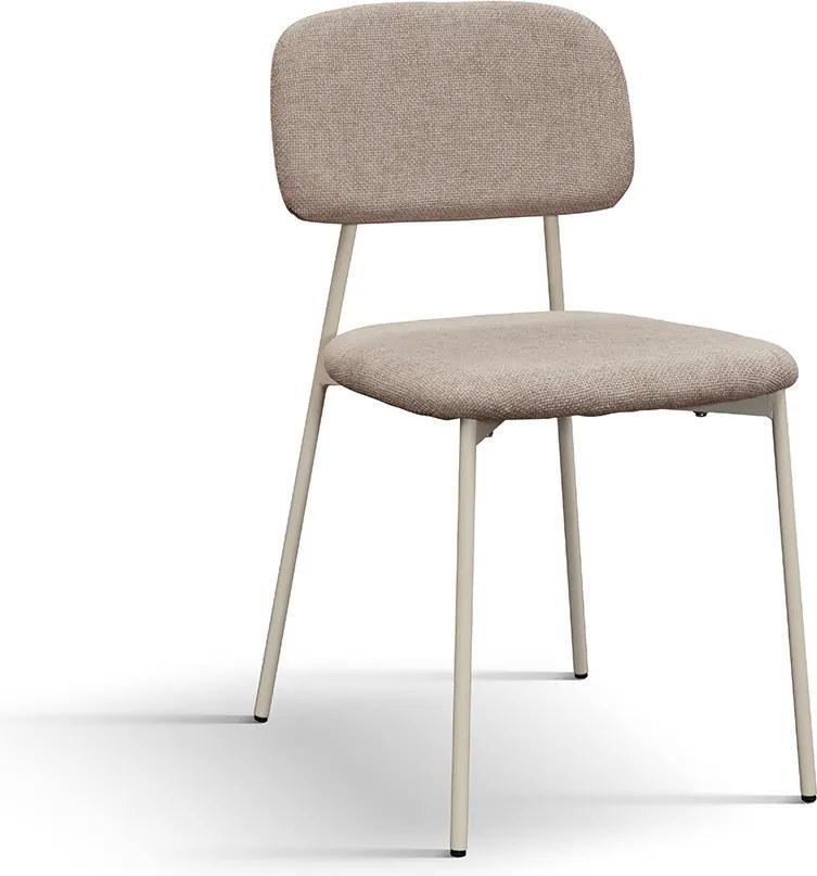 SET 4 Scaune BETO ,tesatura ,structura metalica - STANDARD - GRI