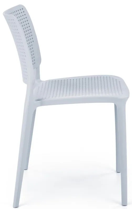 Scaun din plastic K514 albastru deschis