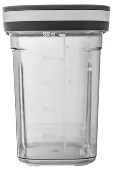 Caserolă Orion Grey cu capac dozator, 1,25 l, , 1,25 l