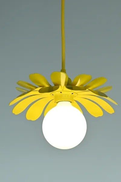 Bohemia-Design - Lustru suspendat pe cablu 1xE27/60W/230V galben