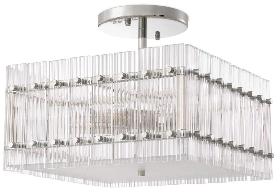 Lustra design LUX Ruby square, nickel 115536 HZ