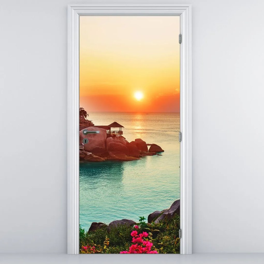Fototapet pentru ușă - Plajă frumoasă (95x205cm)