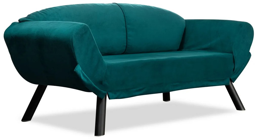 Canapea pat Genzo Petrol Blue