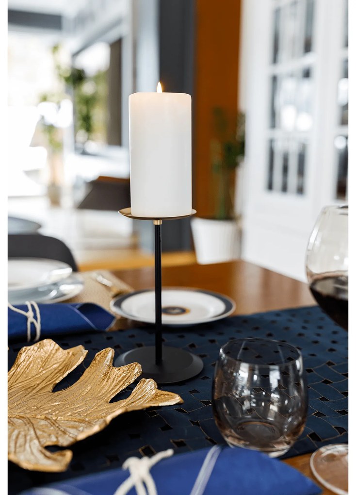 Sfeşnice, set de 3, negru / auriu, metal, CINDRO