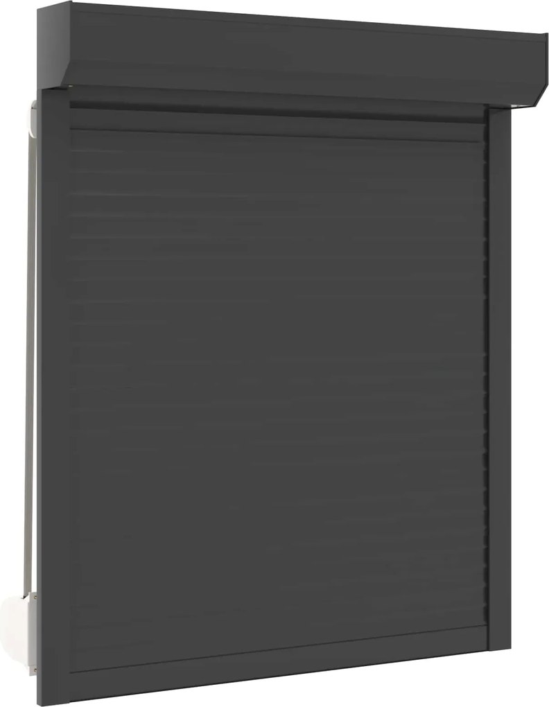 vidaXL Obturator rulant Antracit 100 x 120 cm Aluminiu și Poliuretan