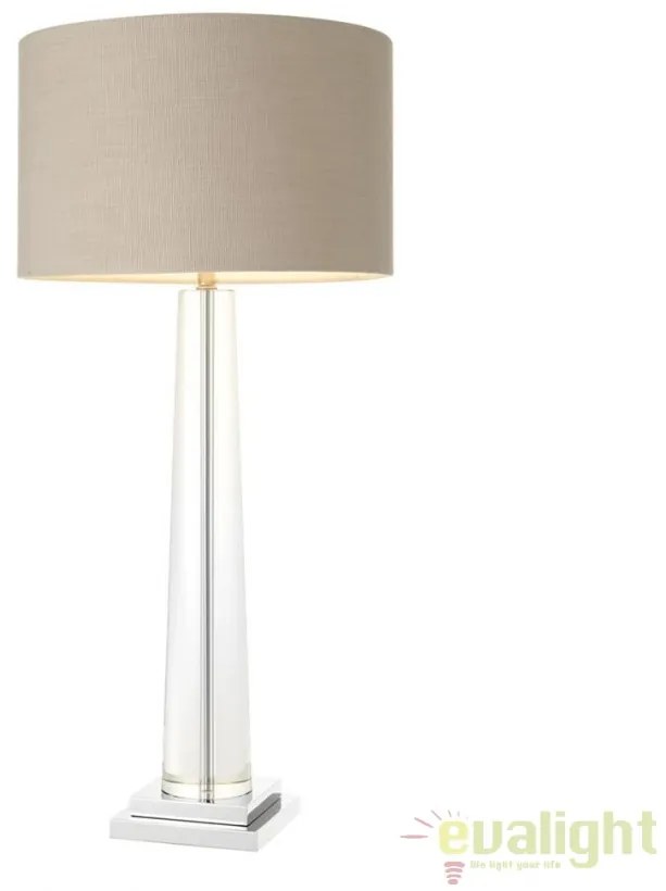 Veioza design LUX Oasis nickel/ gri-albin grey 111238 HZ