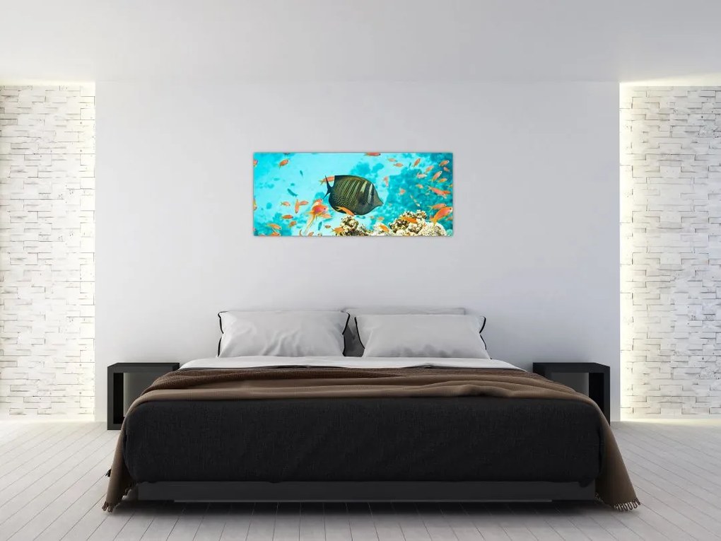 Tablou lumii submarine (120x50 cm)