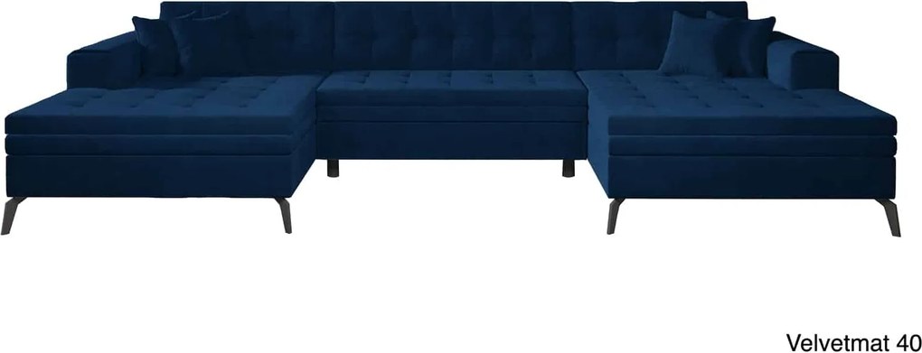 Colțar lemn masiv Formă U Extensibil Verti 350x170cm Personalizabil - Lukso 10