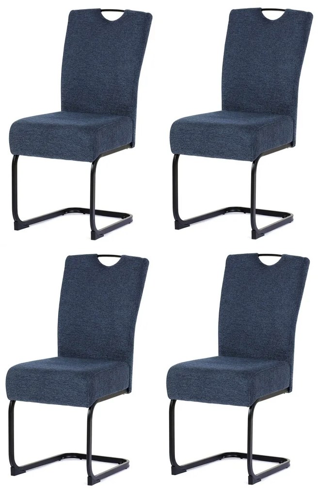 Set de scaune de sufragerie DCL-E2008 BLUE2, 4buc.