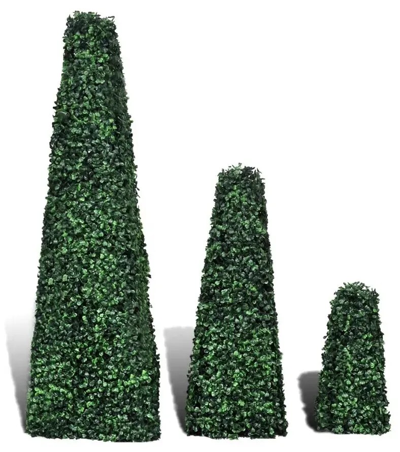 Arbusti artificiali tip piramida 35-100 cm