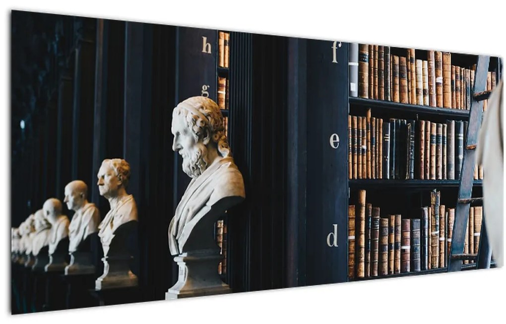 Tablou - La bibliotecă (120x50 cm)