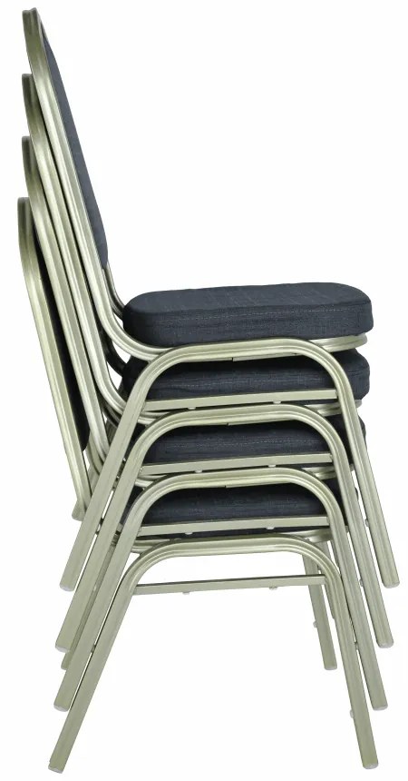 Scaun, gri/champagne, ZINA 2 NEW