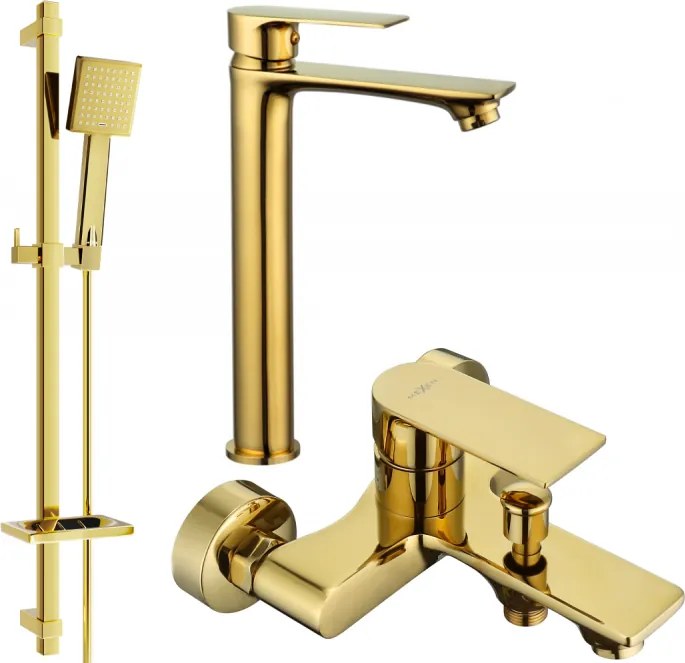 Mexen Royo Set de cadă DQ45, auriu - 72213DQ45-50